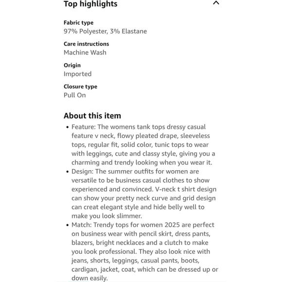 EVALESS Tank Tops Women Size XL Purple Sleeveless Shirts Henley Neck Trendy - Picture 6 of 8